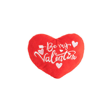 Mini Velvet Be My Valentine Heart Red (12cmWx10.5cmH)